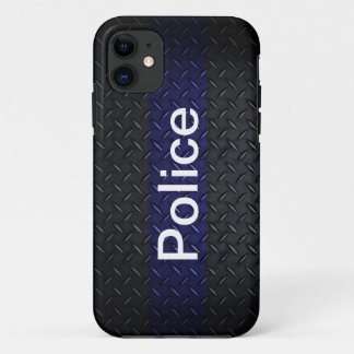 Police Diamond Plate Style Smart Phone Case