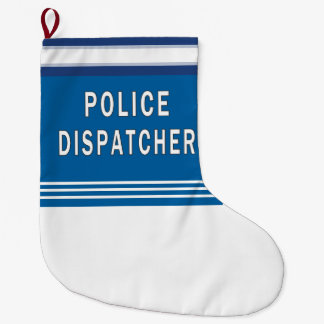 Police Dispatcher Large Christmas Stocking