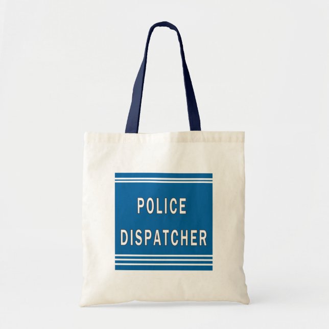 Police Dispatcher Tote Bag (Front)