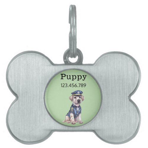 Police Dog Clipart   Pet ID Tag