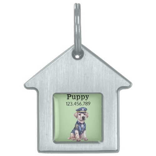 Police Dog Clipart   Pet ID Tag