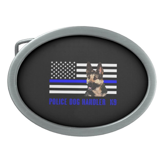 Police Dog Handler Belt Buckle (Front)