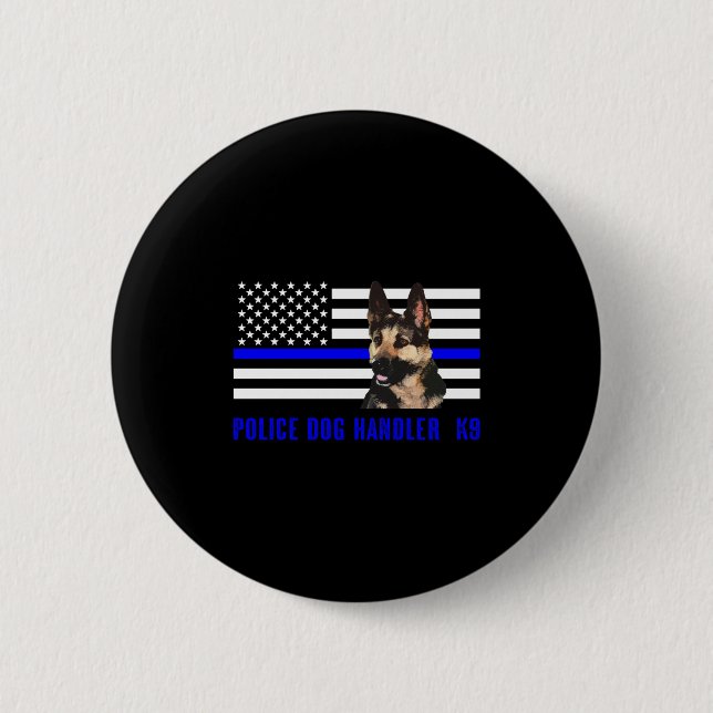 Police Dog Handler Button (Front)