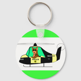 Police Dog Keychain