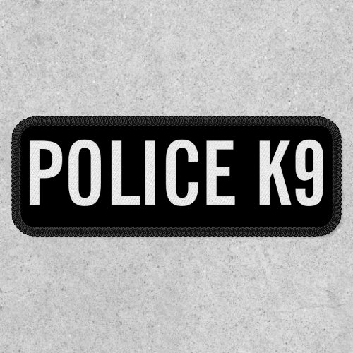 Police Dog Police K9 Patch