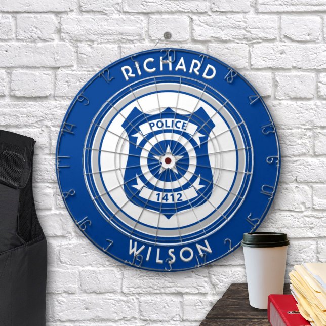 Police Emblem Dartboard (Creator Uploaded)