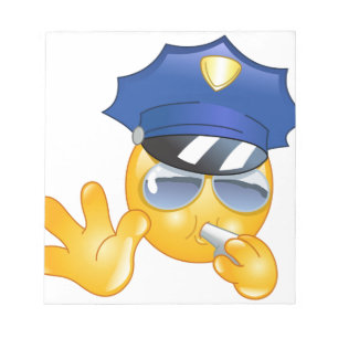 police emoji notepad