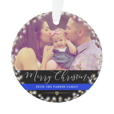 Police Family | Custom Photo Ornament Police Family | Custom Photo Ornament