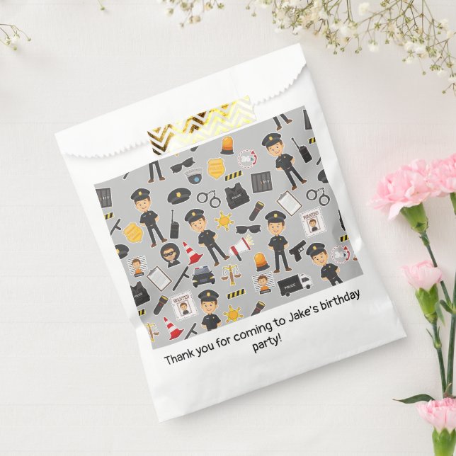 Police Favor Bag (Sealed)