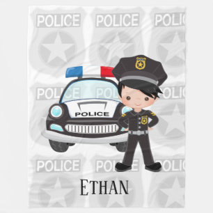Police Fleece Blanket