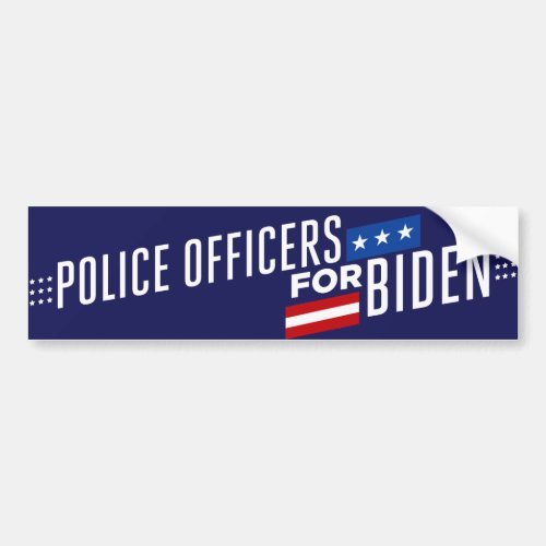 Police for Biden 2024 Bumper Sticker