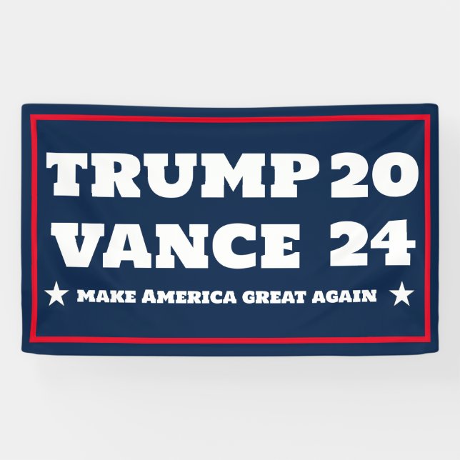 Police for Trump Vance 2024 Banner (Horizontal)