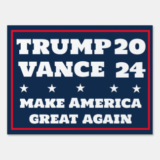 Police for Trump Vance 2024 Banner Sign
