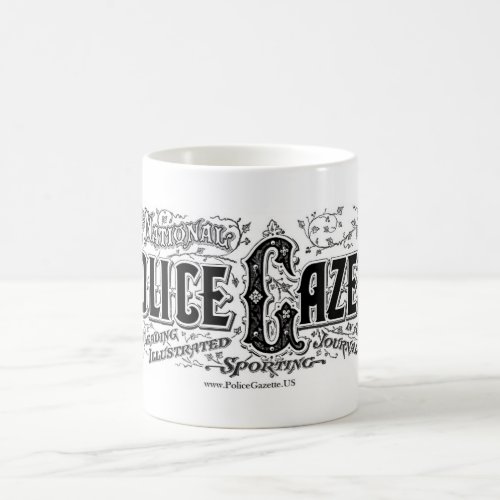 Police Gazette mug