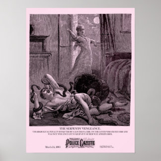 Police Gazette poster Vengeance