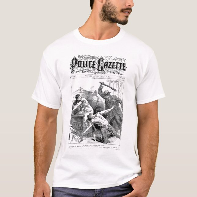 Police Gazette T-shirt Stepmother (Front)