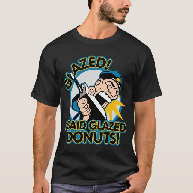 Police Glazed Donuts T-Shirt (Front)