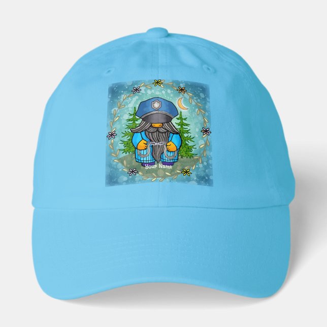 Police gnome  hat (Front)