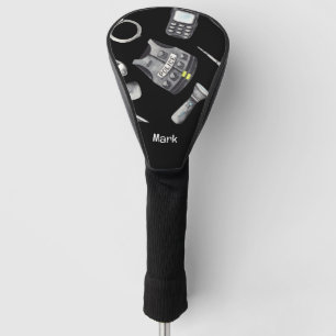 Police golfer golf head cover