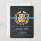 Police Graduation Invitations | Police Badge