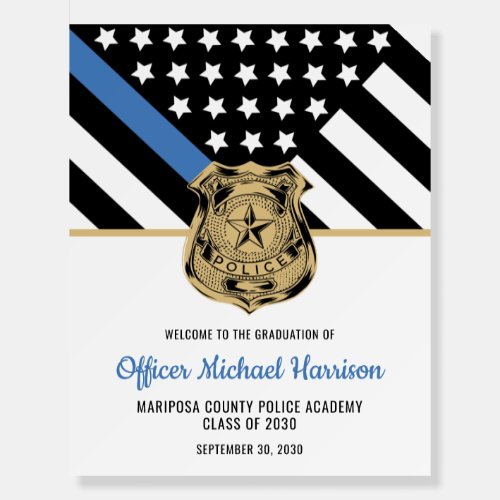 Police Graduation Thin Blue Line Law Enforcement