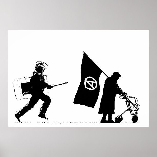 Police & Granny Poster (Front)