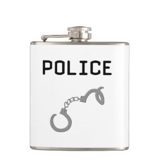 Police Handcuffs Hip Flask
