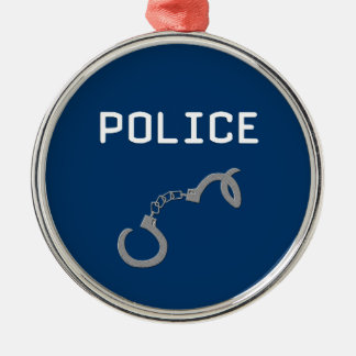 Police Handcuffs Metal Ornament