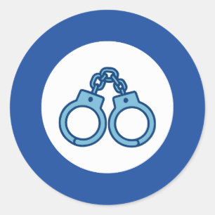 Police Handcuffs Sticker Law Enforcement Sticker