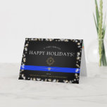 Police Happy Holidays | Christmas Custom Holiday Card