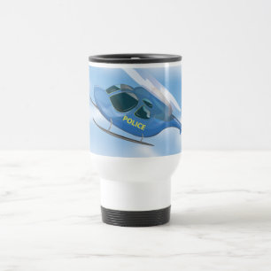 Police Helicopter Travel Mug