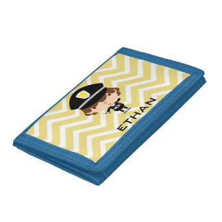Police Highway Patrol or Traffic Controller Trifold Wallet