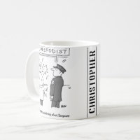 Police investigate a break-in at the Chiropodist Coffee Mug