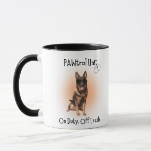 Police K9 Mug Coffee Funny Pawtrol Unit