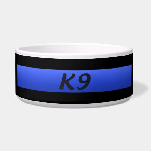 Police K9 _ Thin Blue Line Bowl