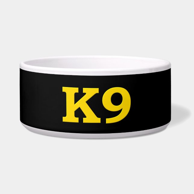 Police K9 - Thin Blue Line Bowl (Front)