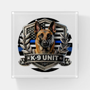 POLICE K9 Unit Paperweight