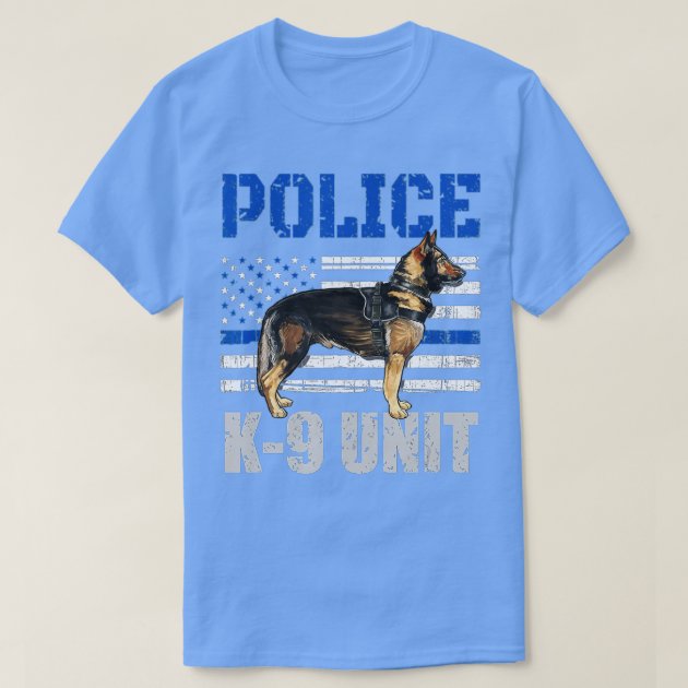 Thin blue line dog clearance shirt