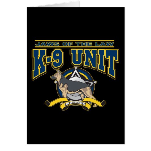 Police K-9 Unit Cards (Front)