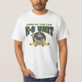 Police K-9 Unit T-shirt by LawEnforcementGifts at Zazzle