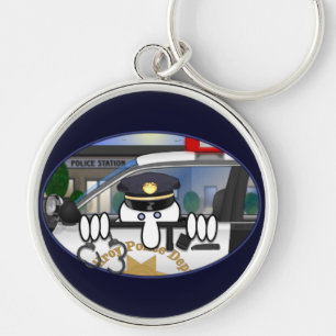 Police Kilroy Keychain