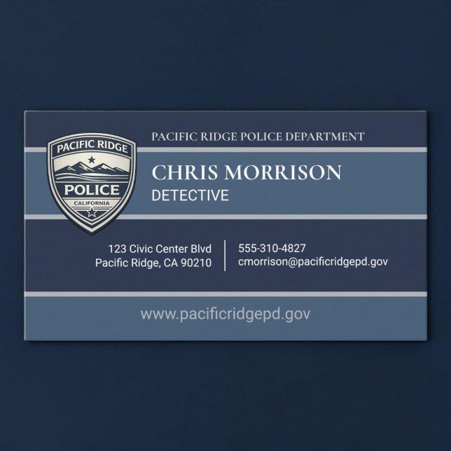 Police Law Enforcement Business Card (Creator Uploaded)