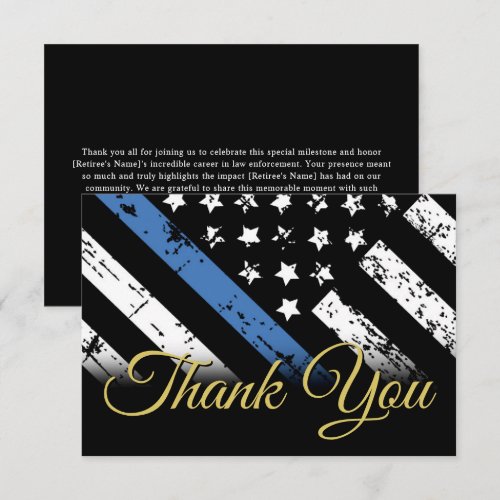 Police Law Enforcement Officer Retirement Party