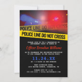 Police Law Enforcement Party Invitation (Front)