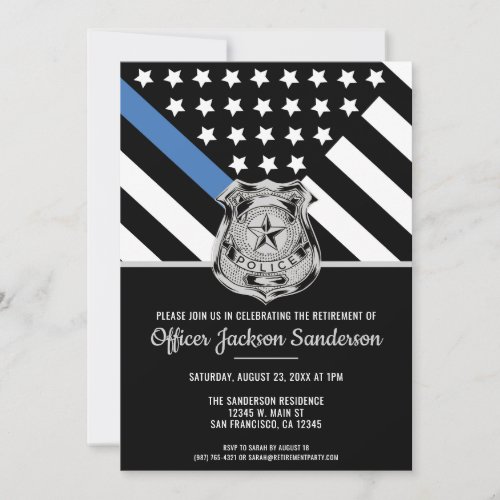 Police Law Enforcement Retirement Party