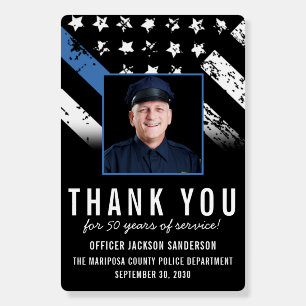 Police Law Enforcement Retirement Party Welcome Foam Board