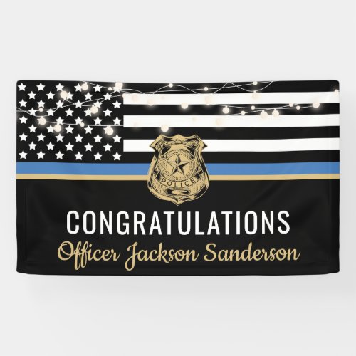 Police Law Enforcement Retirement Thin Blue Line