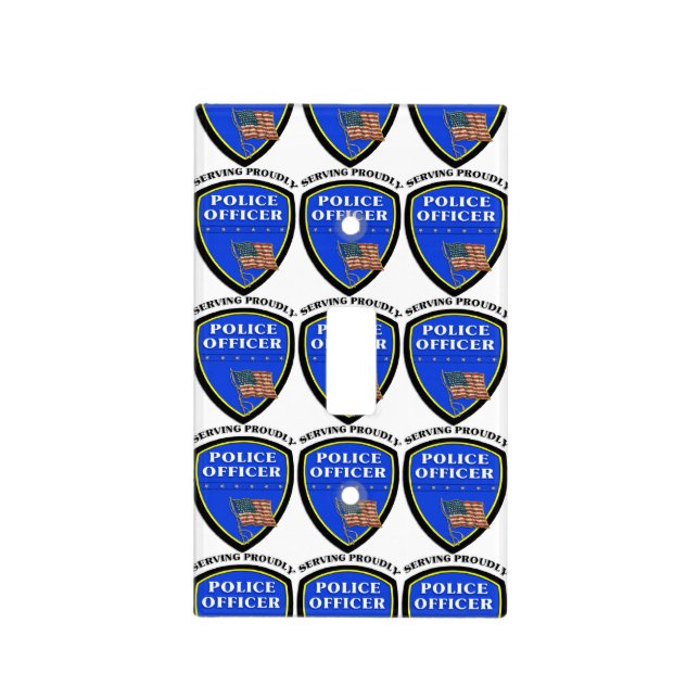 Police Light Switch Cover (Front)