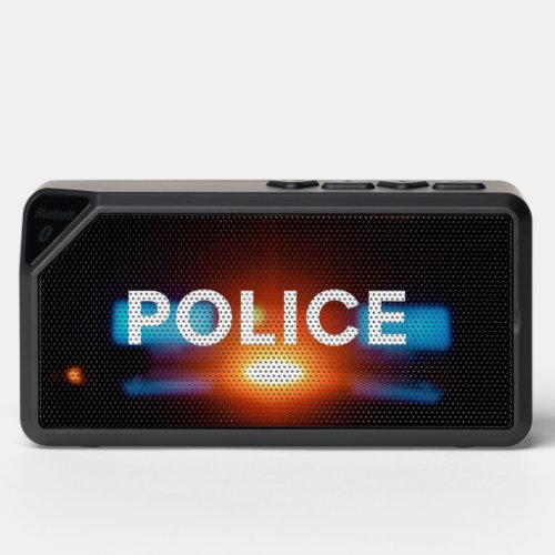Police Lights – Flashing Emergency Night Design Bluetooth Speaker