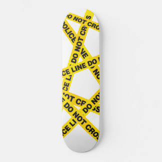 Police line do not cross skateboard